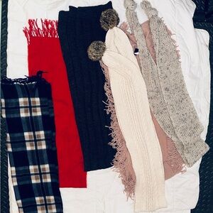 Elegant Multi-Color Scarf Collection